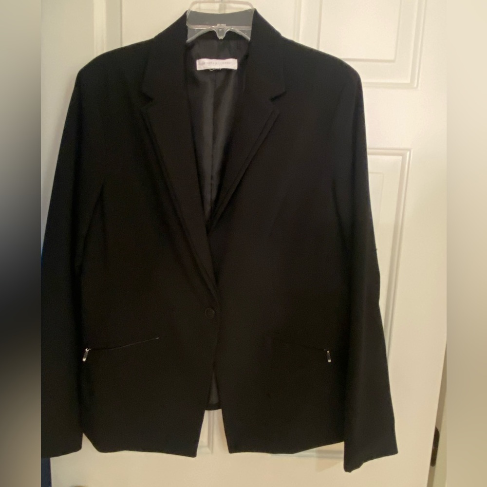 New York & Company Black Blazer Size 16